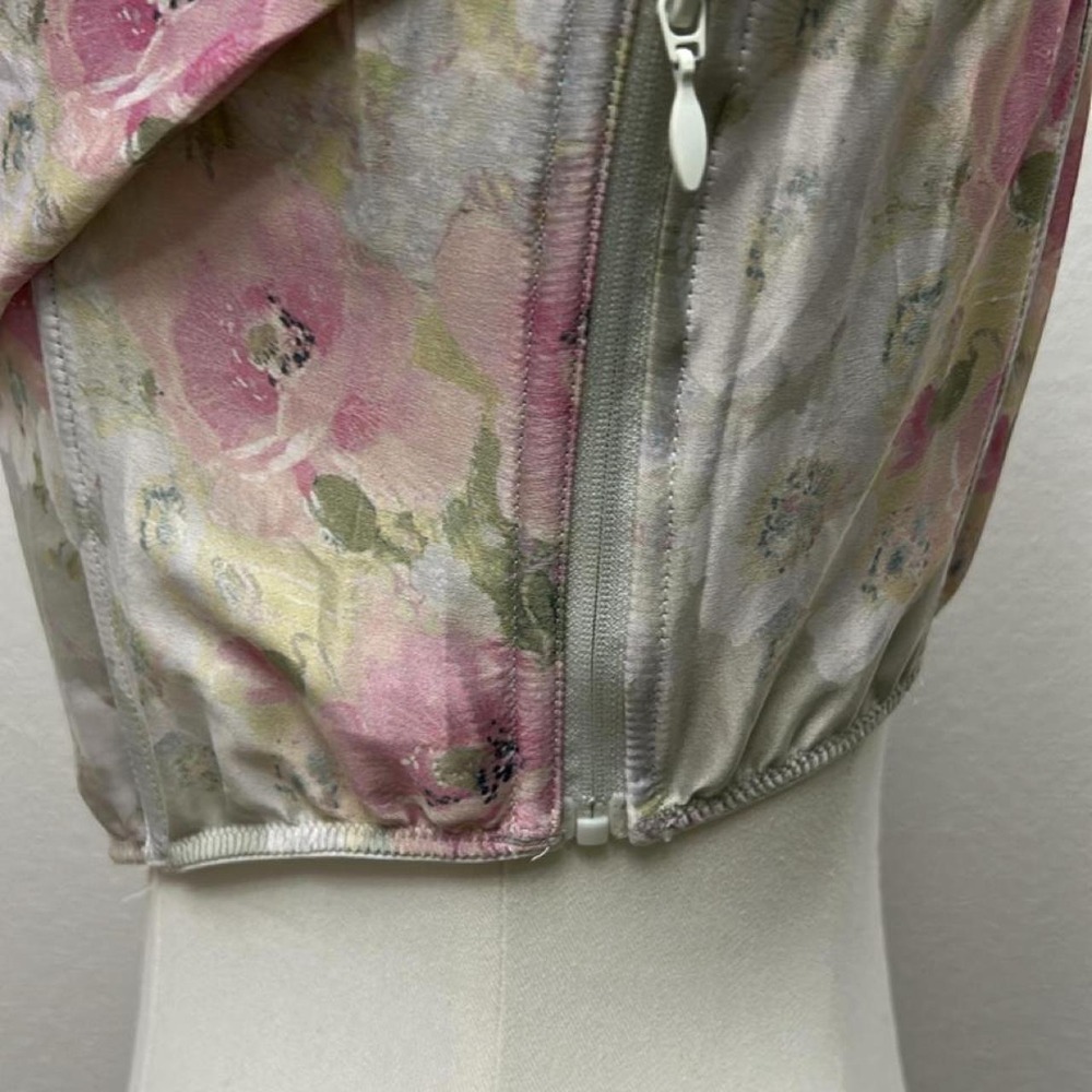 Victoria's Secret NWT Pink, blue, and green corset top size XL - Picture 4 of 4
